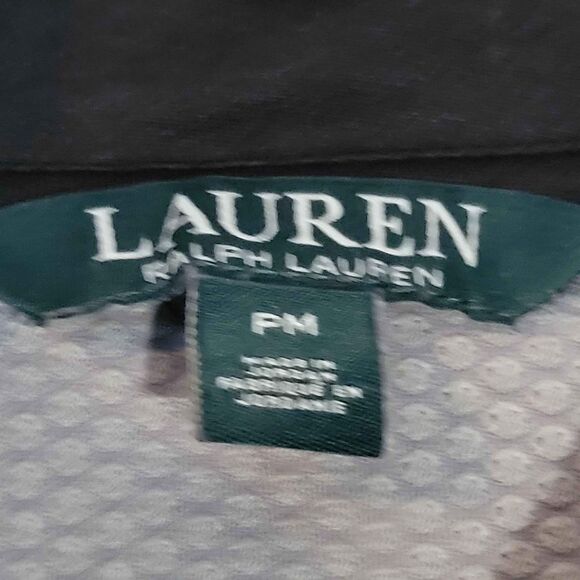 Women's Petite Medium Lauren Ralph Lauren 1/4 zip top - Picture 3 of 5